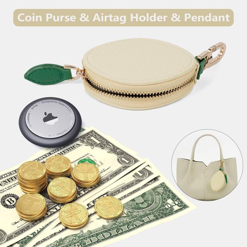 8681 Cute Fruit Coin Purse Bag Charm,Mini Leather Coin Change Purse & Pouch - Picture 4 of 7